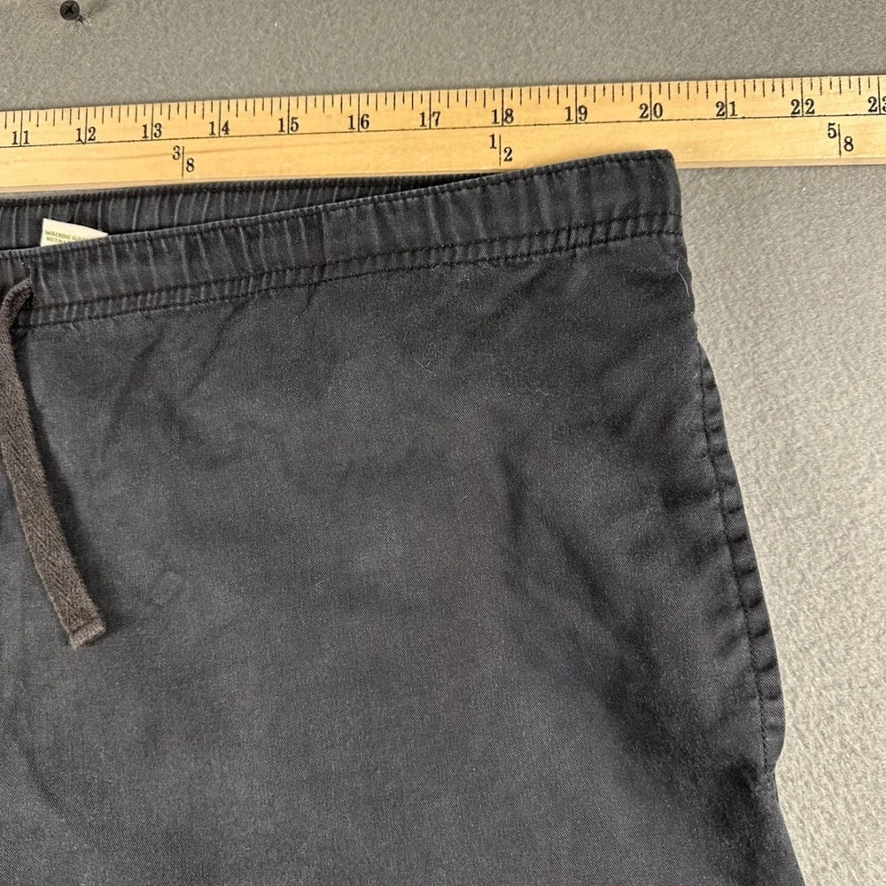 Orvis Sporting Traditions Mens Black Tencel Cotton Drawstring Casual Pants M